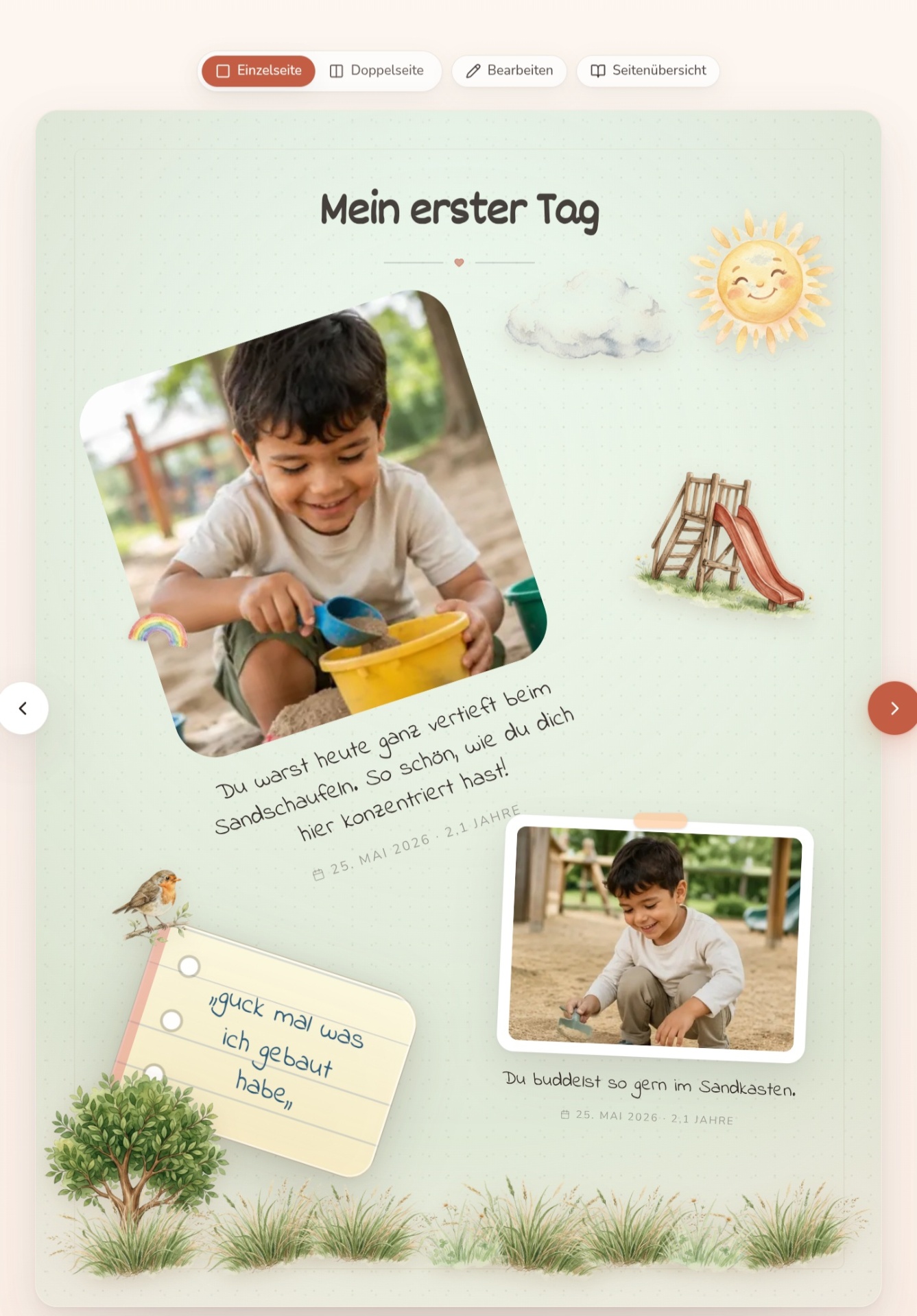 Leons Portfolio – Mein erster Tag
